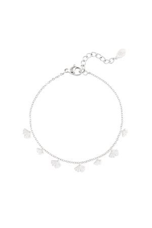 Classic bracelet with shell charms - Silver Color color h5 