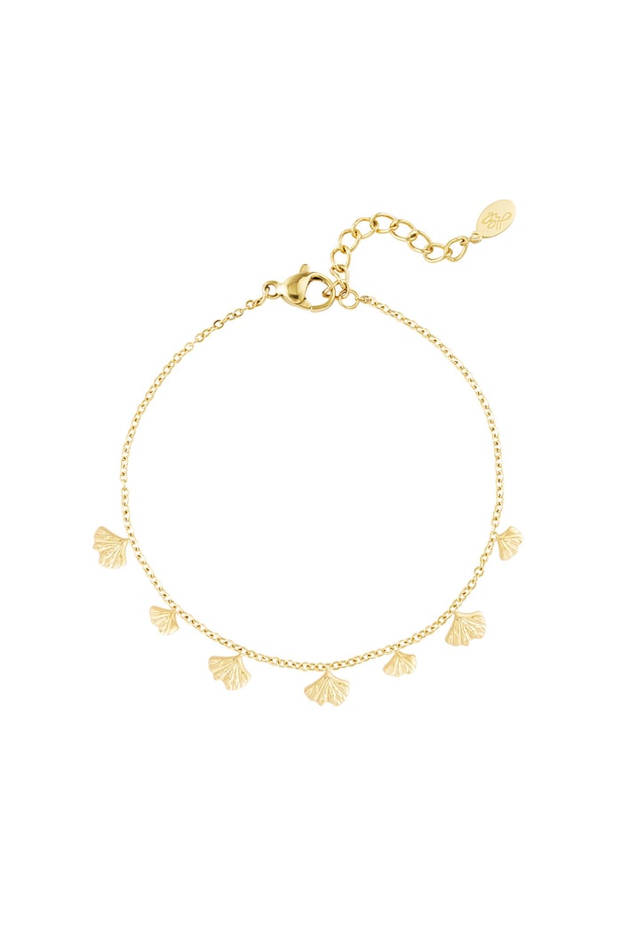 Classic bracelet with shell charms - Gold color 