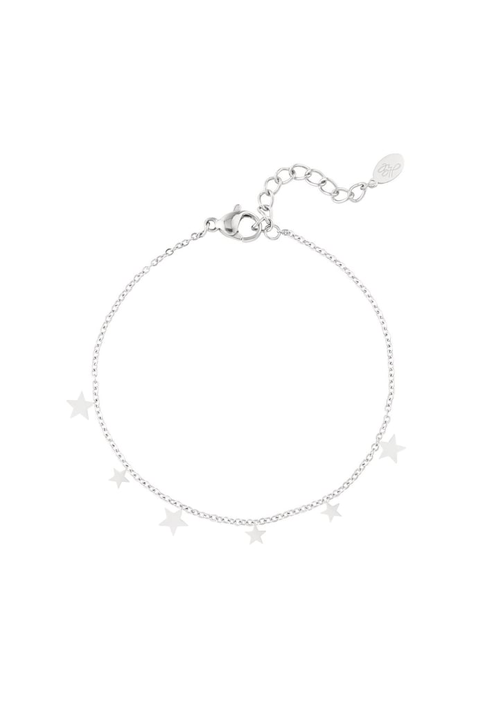 Cute star bracelet - Silver Color color 