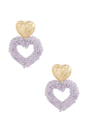 Earrings way to my heart - gray h5 