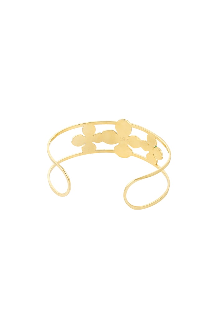 Bohemian flowerless bracelet - Gold color Picture3