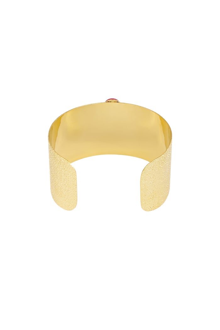 Böhmisches luftiges Armband – Goldfarbe - Goldfarbefarbe Bild3