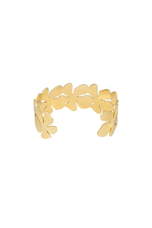 Bohemian island floral bracelet - Gold color h5 Picture3