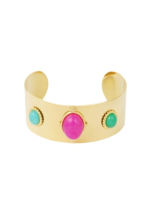 Böhmisches Mellow-Armband – Goldfarbe - Goldfarbefarbe h5 