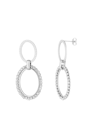 oval diamond charm earrings h5 