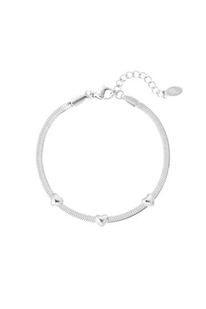 Armband Triple the Love - Silberfarbe h5 