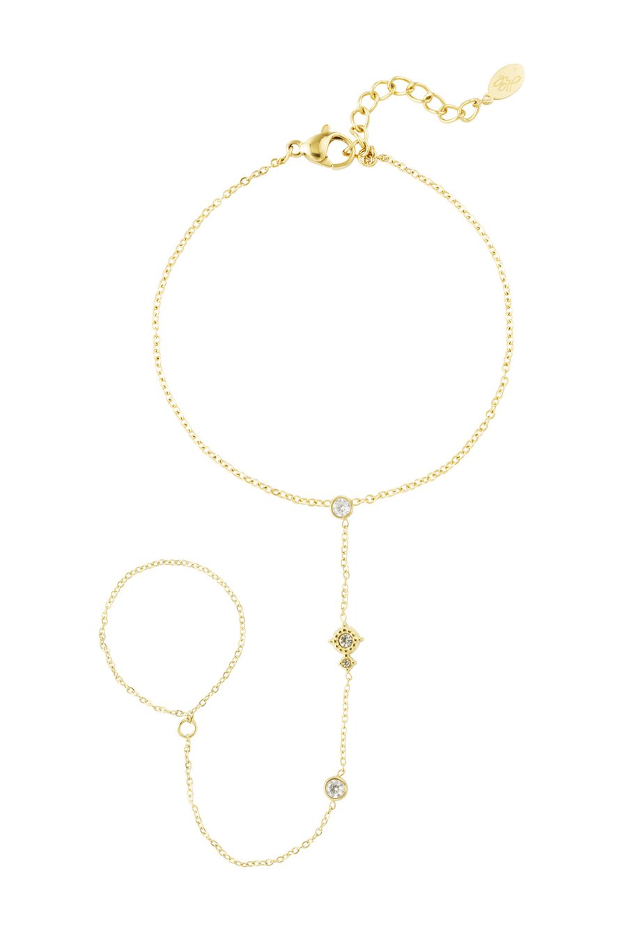 Armband sparkle night - Goud kleur 