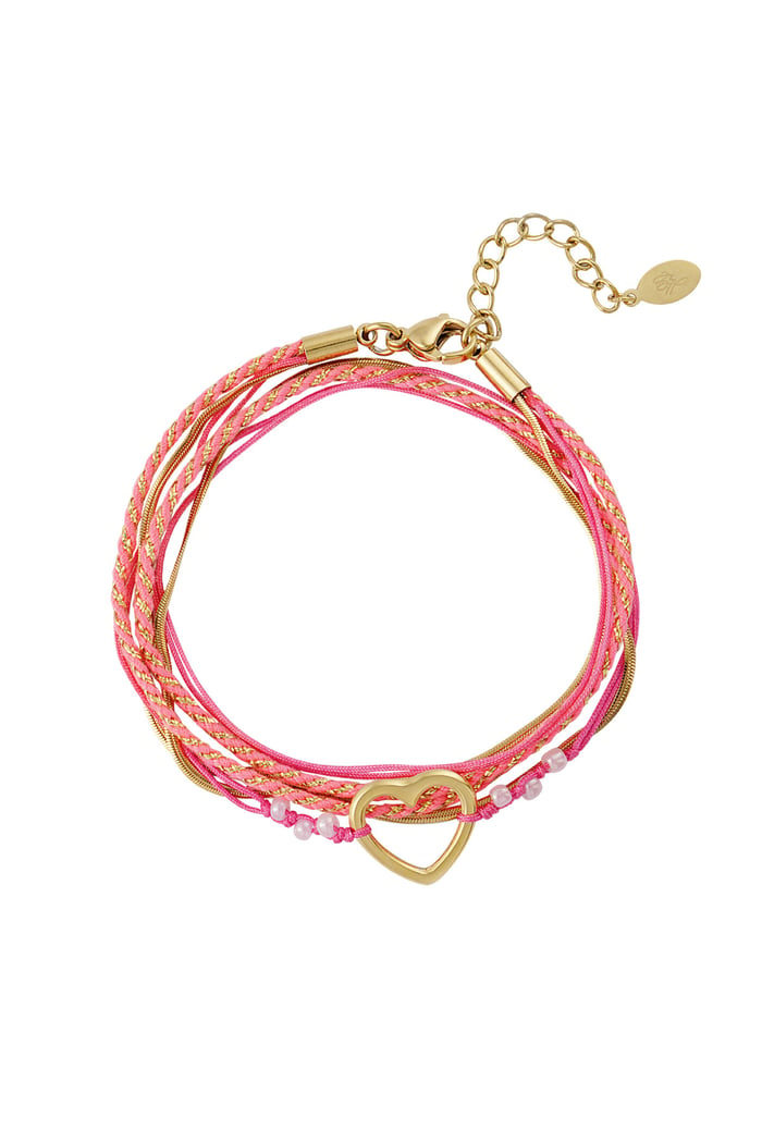 Bracelet summer flow lover - light pink 