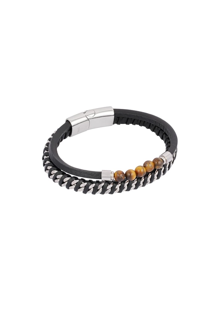 Herrenarmband Momentum - braun schwarz Bild5