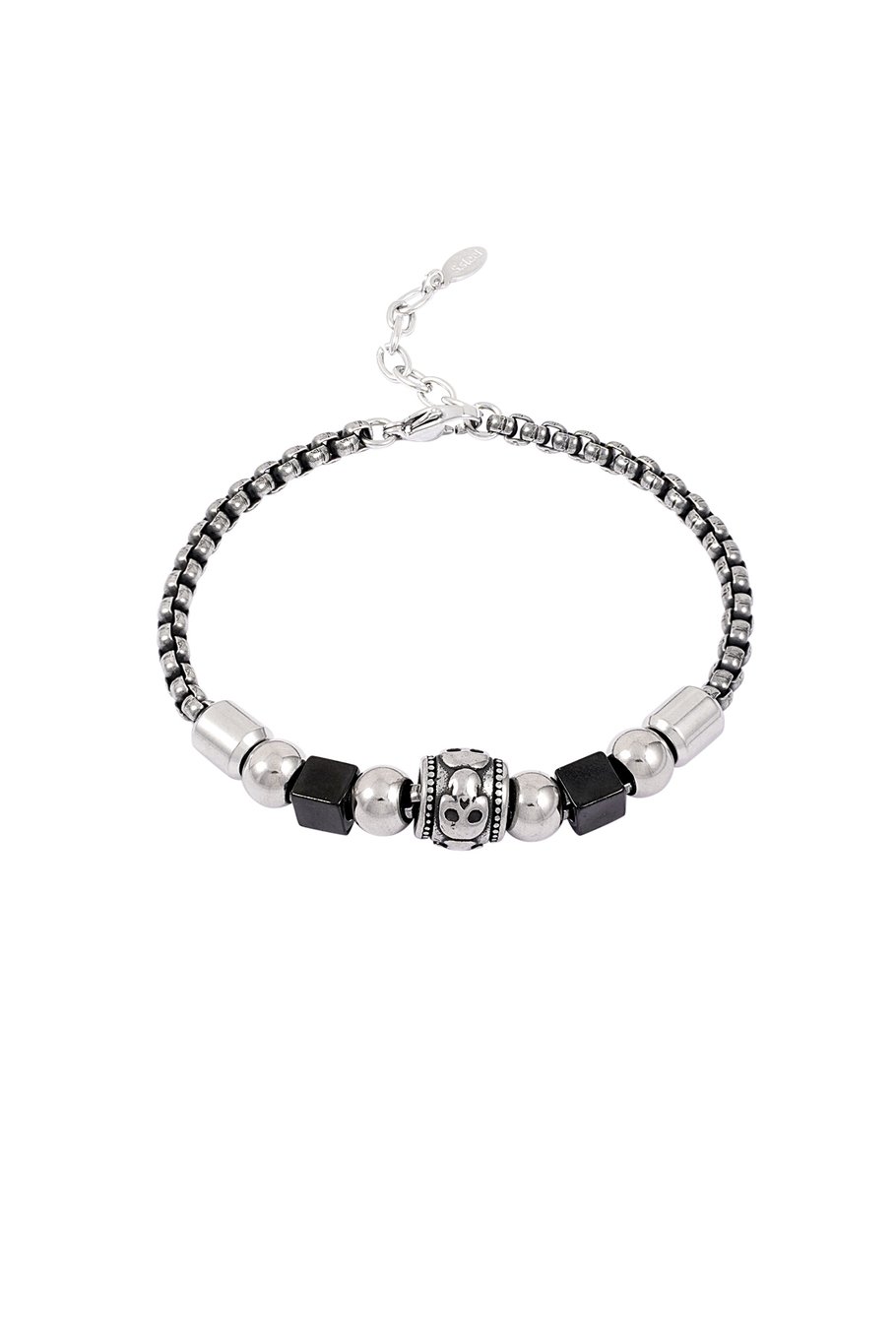 Bettelarmband mit Totenkopf