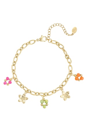 Charm-Armband Happy Place - Goldfarbe h5 