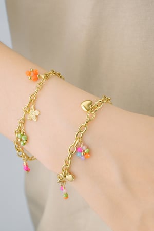 Charm-Armband Happy Place - Goldfarbe h5 Bild3