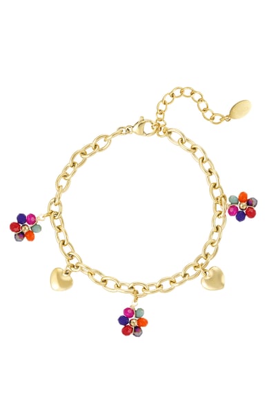 charm bracelet with colored charms h5 