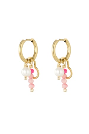 Earrings everyday gem - Gold color h5 