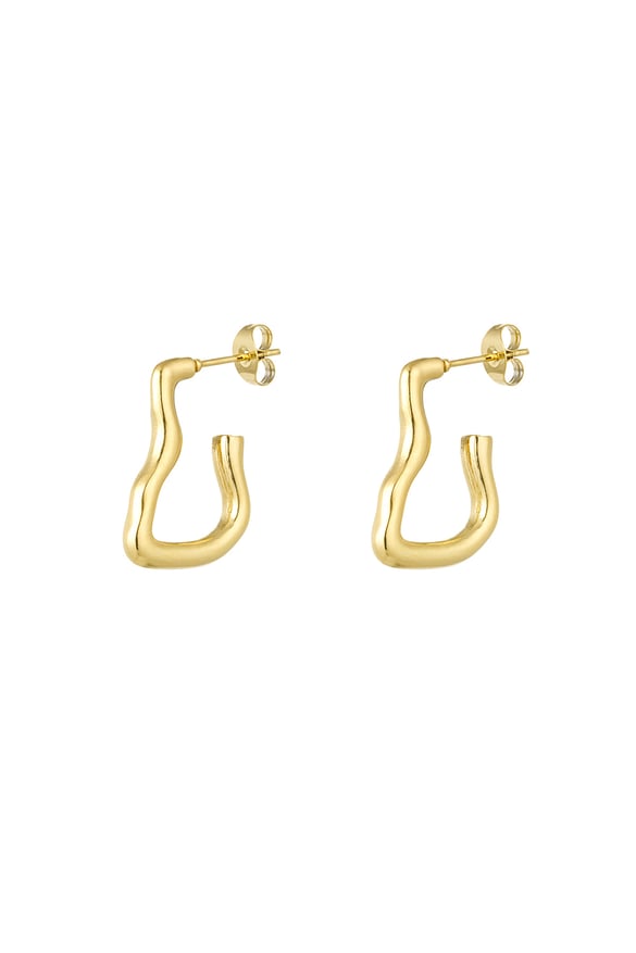 Earrings boogie nights - Gold color
