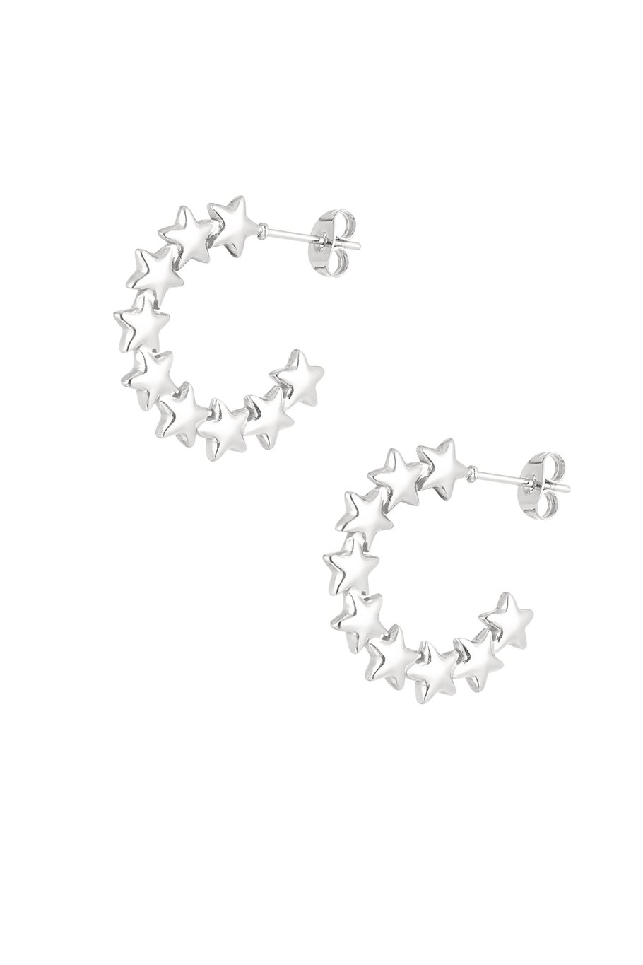 round star earrings 