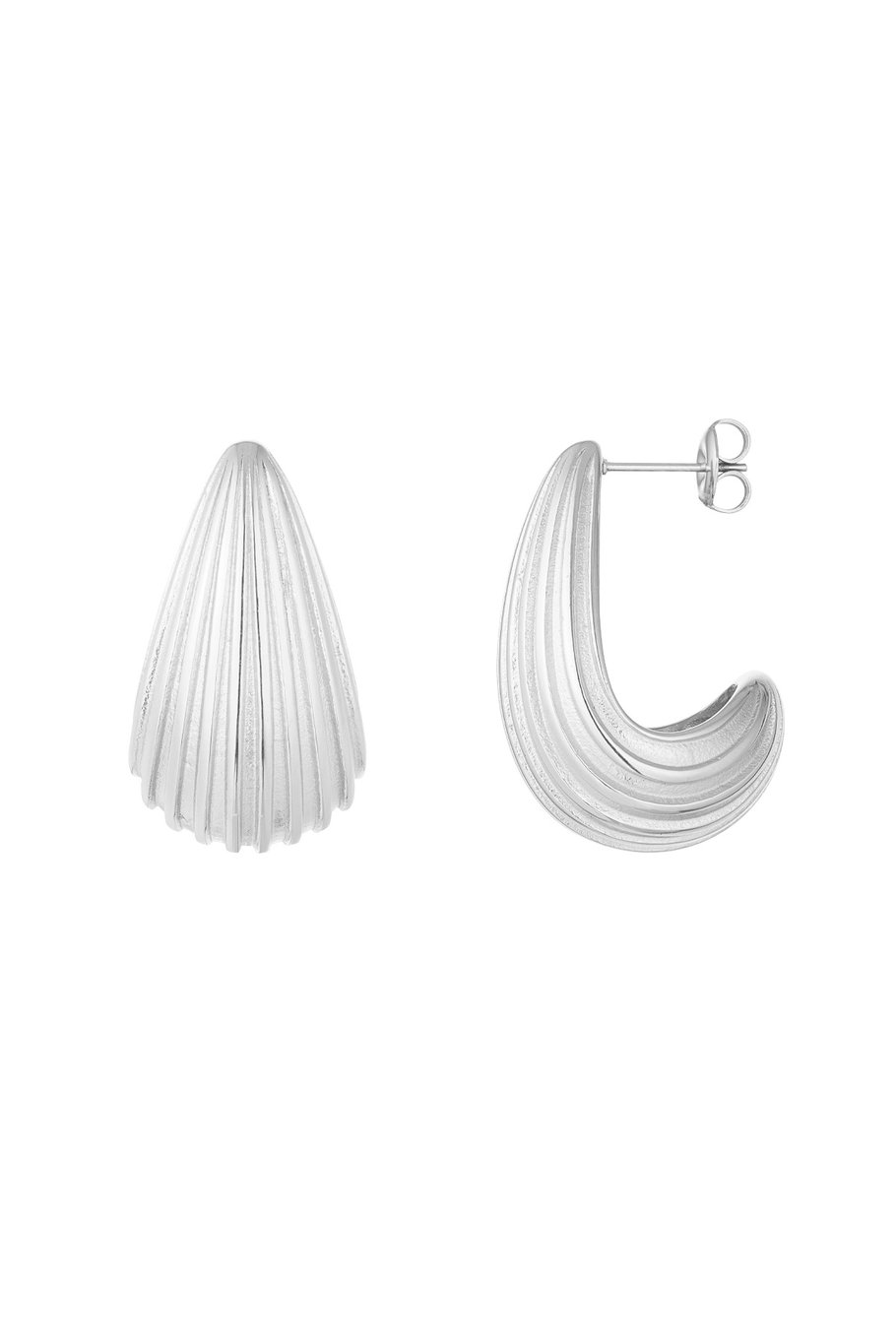 earrings drop open structure