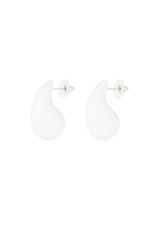 Stylish earrings-white h5 