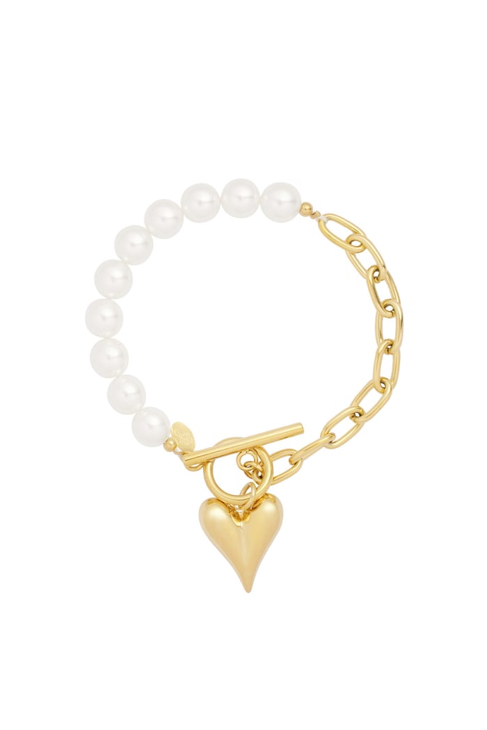 Double love bracelet - Gold color 