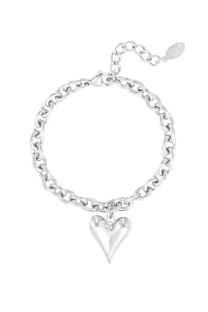 Armband Liebesregeln - Silberfarbe h5 