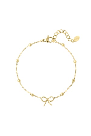 Bracelet bow basic - Gold color h5 