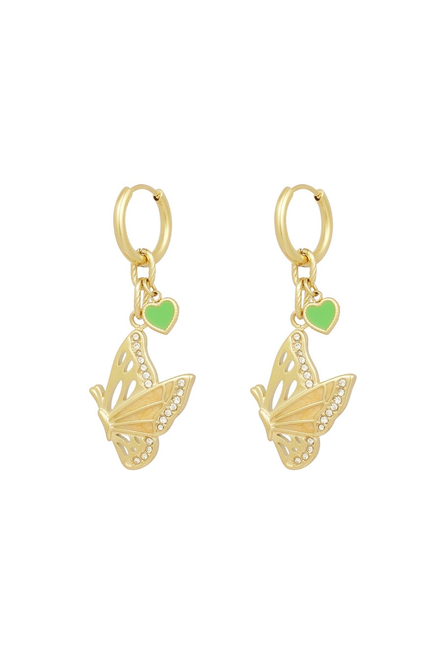 earrings butterfly vision