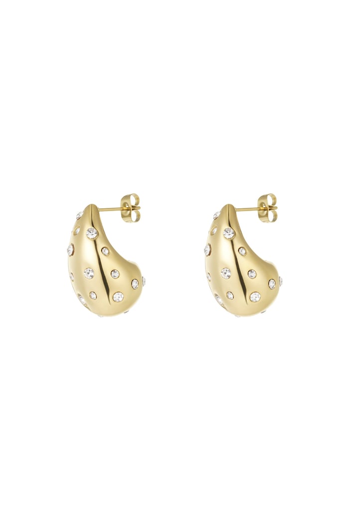 Drop earrings dazzling days - Gold color 