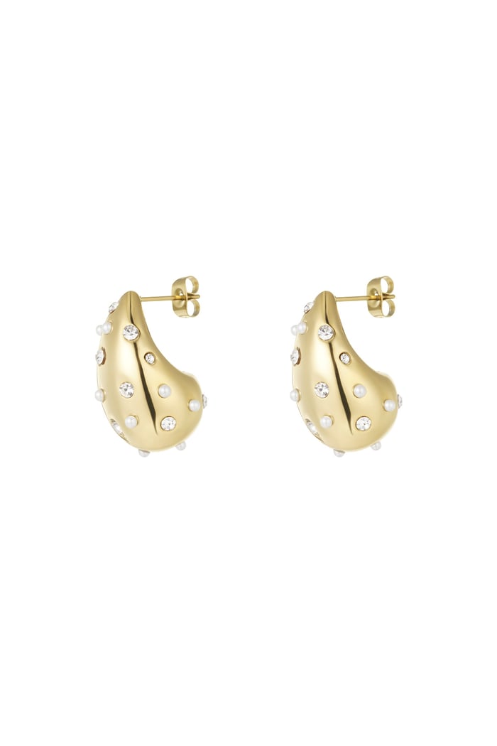 Drop earrings spice it up - Gold color 