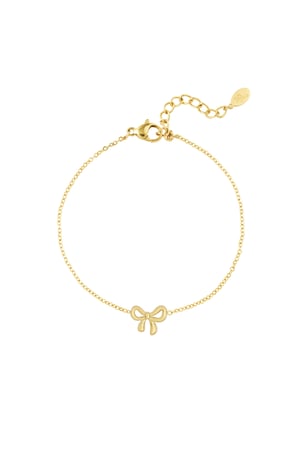 Bracelet bow life - Gold color h5 