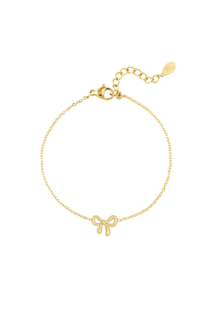 Bracelet bow life - Gold color 