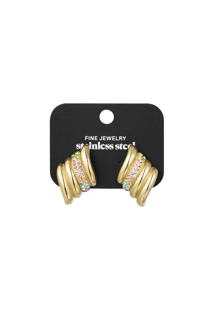 Earrings twisted times - multi h5Picture3
