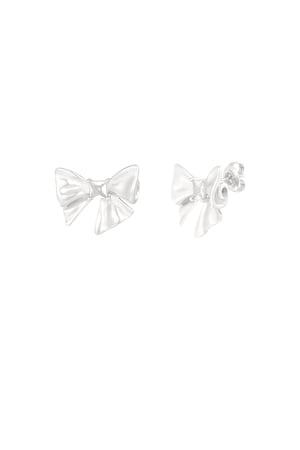 Earrings bow era - Silver Color color h5 