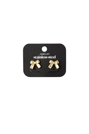 Earrings baby boo bow - black h5 Picture3