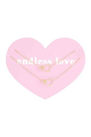 Armband Ewige Liebe - Goldfarbe h5 