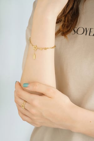 Bracelet infinite grace - Gold color h5 Picture2