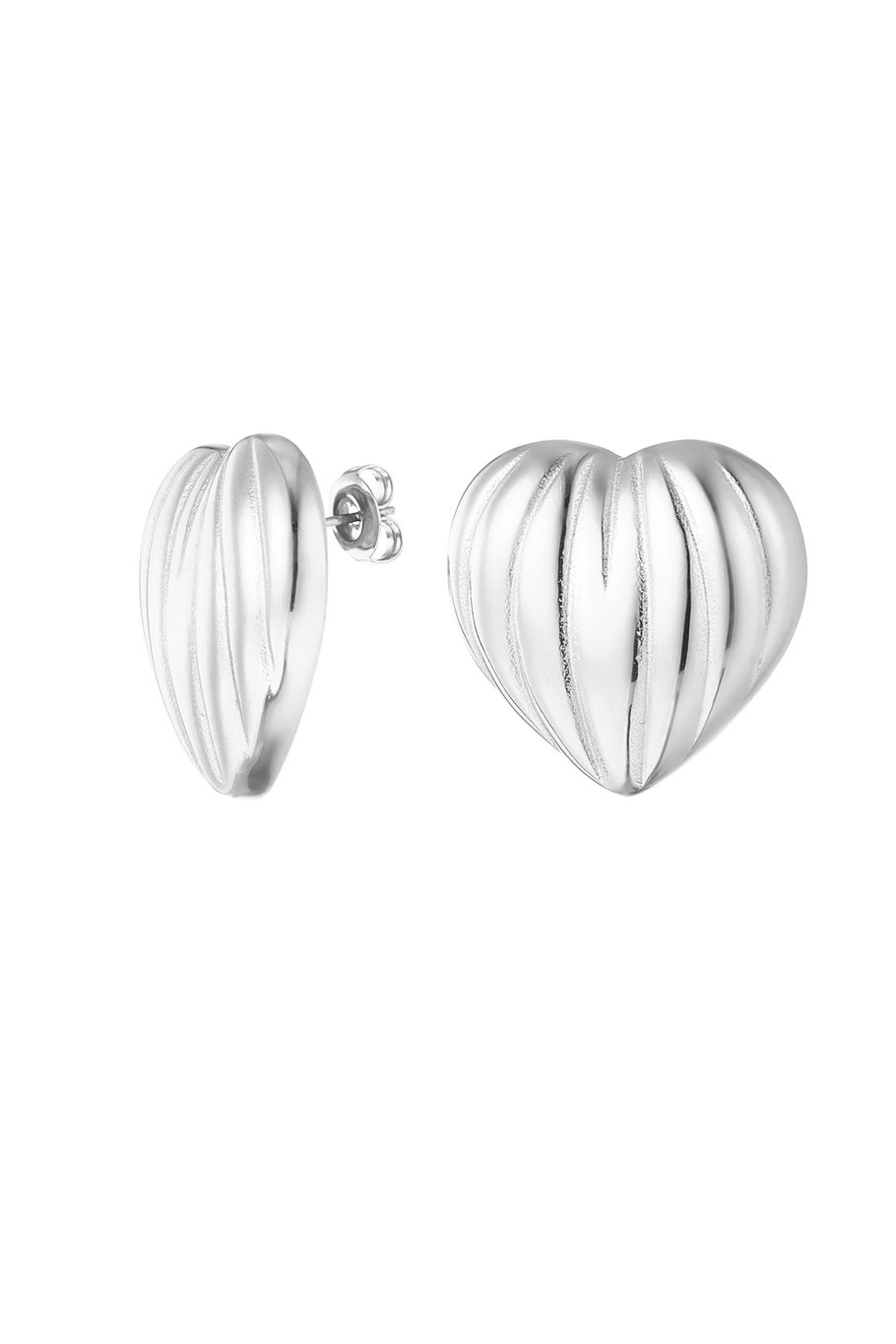 earrings enormous heart 