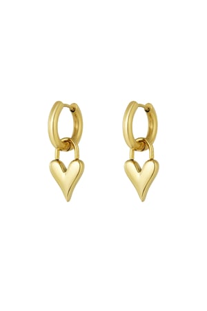 Lucky Love Ohrringe - Goldfarbe  h5 