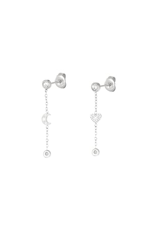 Moonlight earrings - Silver Color color h5 Picture5