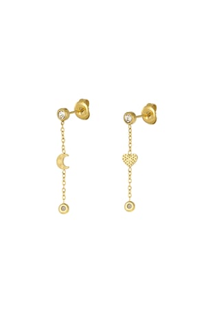 Moonlight earrings - Gold color h5 Picture5