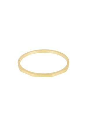 Geformtes Sklavenarmband - Goldfarbe  h5 