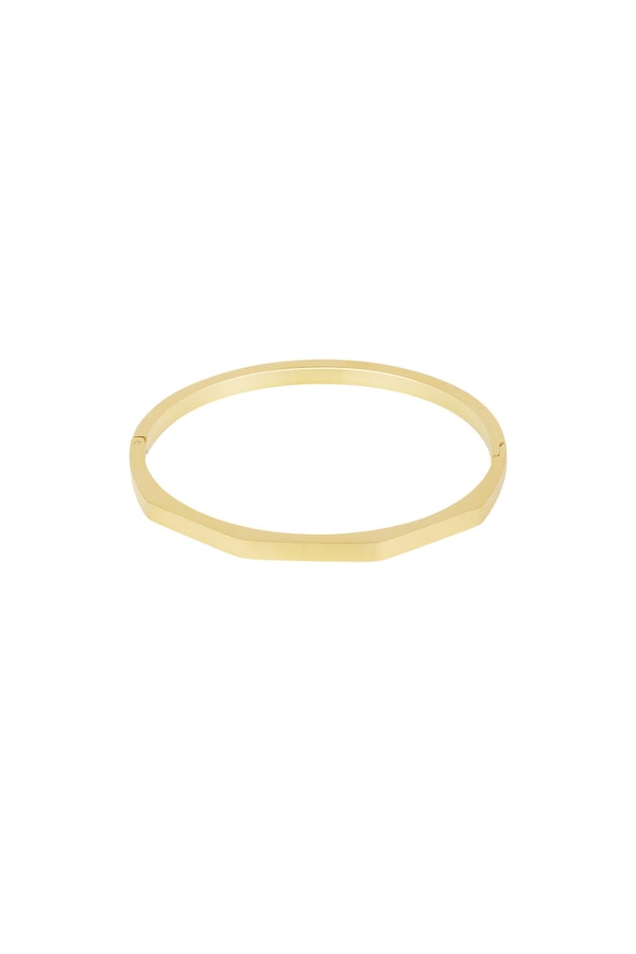 Geformtes Sklavenarmband - Goldfarbe  