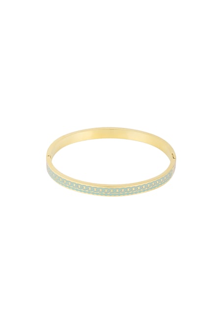 Colored slave bracelet - light blue  2