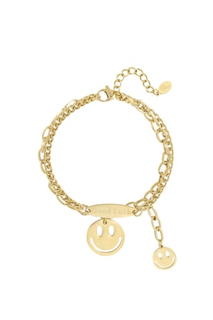 Good luck smiley bracelet  h5 