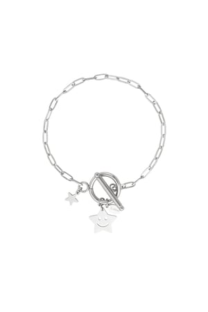 Happy star bracelet - Silver Color color h5 