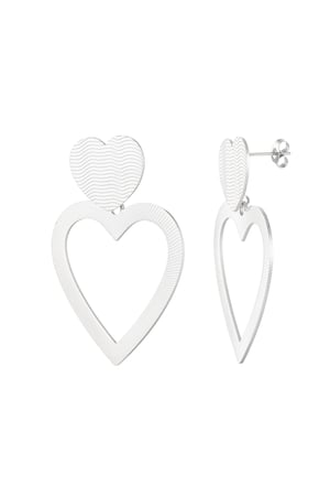 Earrings love wins - Silver Color color h5 