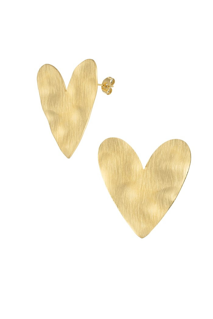 Earrings lovers club - Gold color 