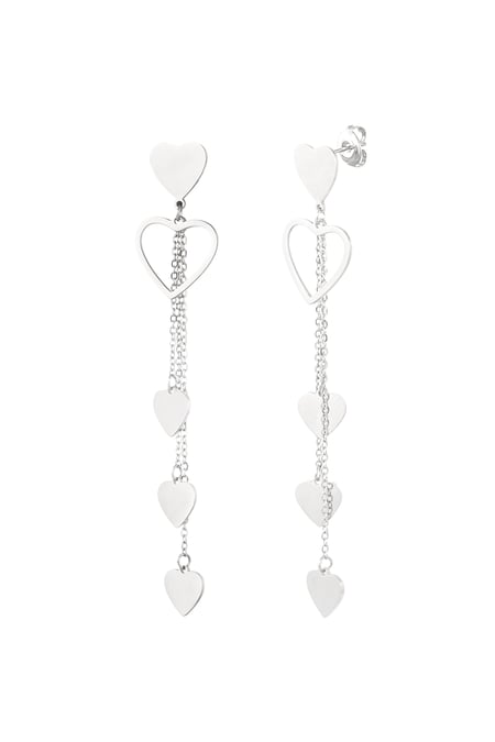 Earrings heartfelt moment - Silver Color color 2