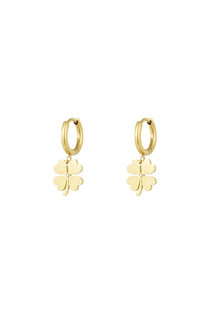 Give me luck earrings - Gold color 