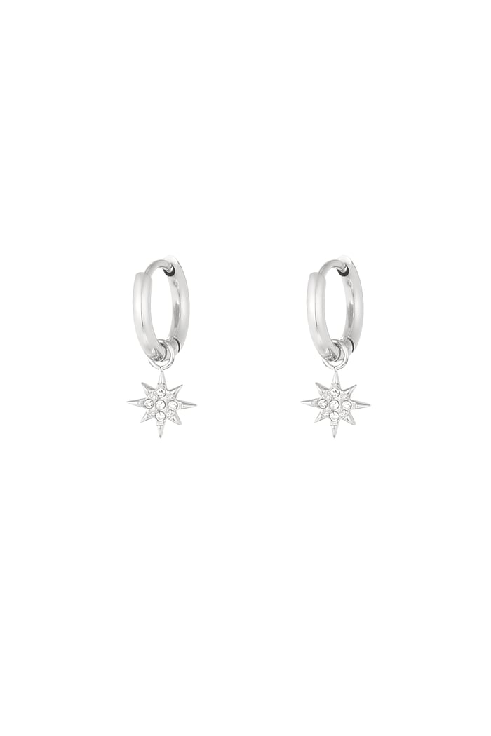 Earrings stardust - Silver Color color 