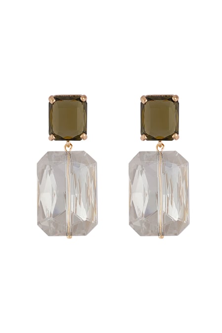 Pendientes brillantes Shine - gris  2